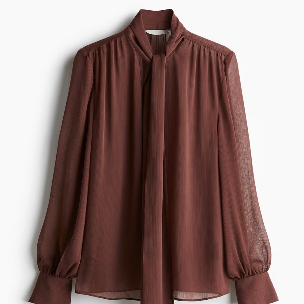 H&M Chic Brown Blouse